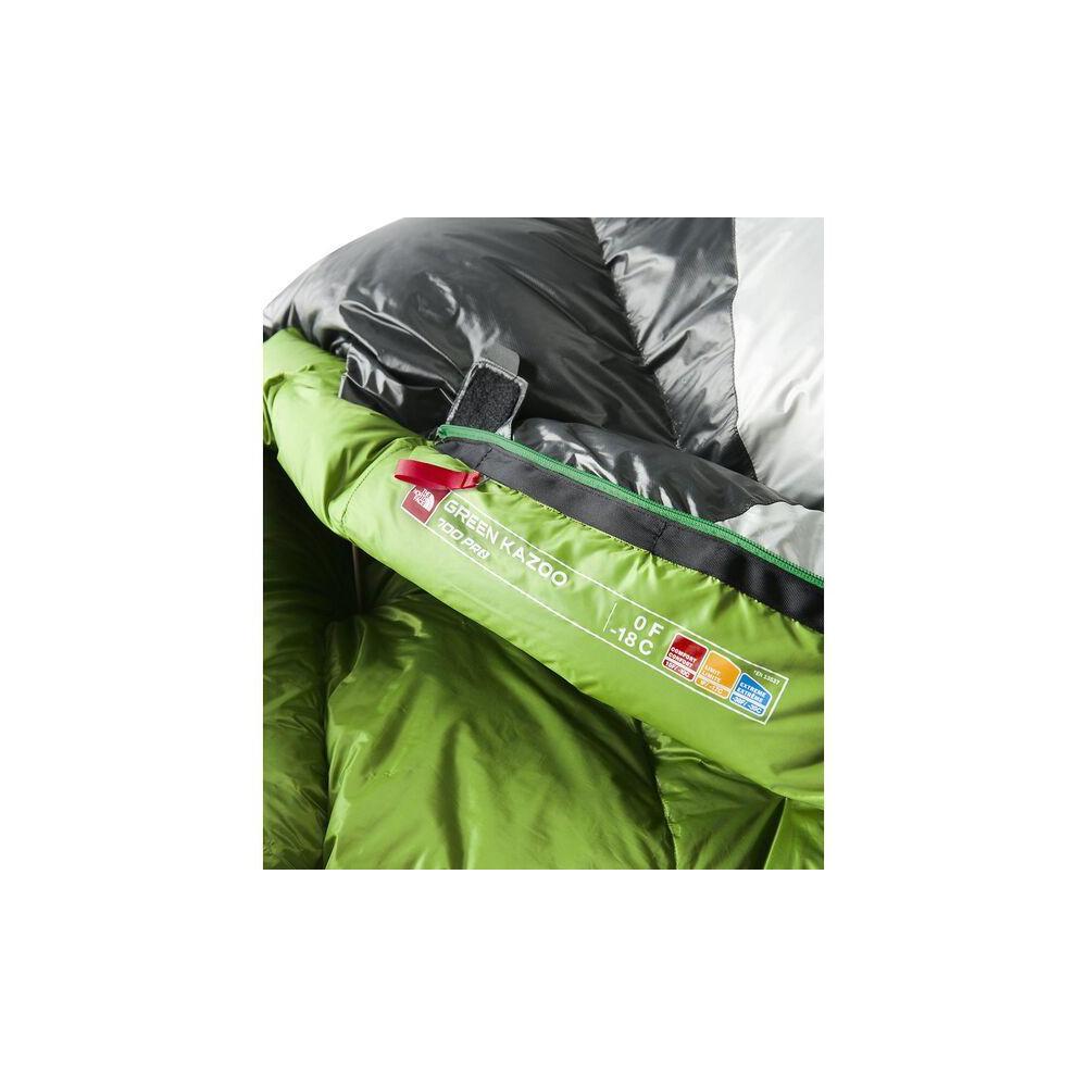 green kazoo sleeping bag