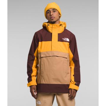 The North Face Men's Driftview Anorak Snow Jacket - Sequoia Red / Summit Gold
