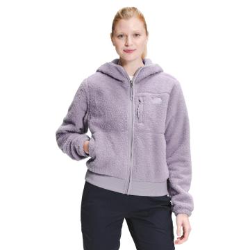 The North Face Women's Dunraven Fleece Full Zip Hoodie  - Minimal Grey