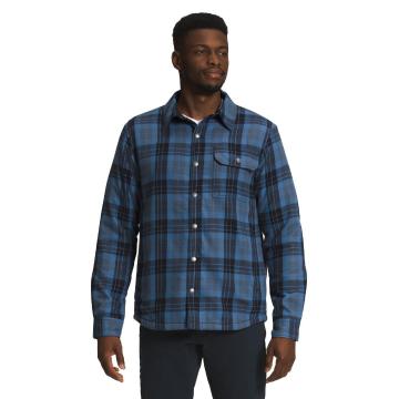 The North Face Men's Campshire Fleece Shirt - Shady Blue / Black