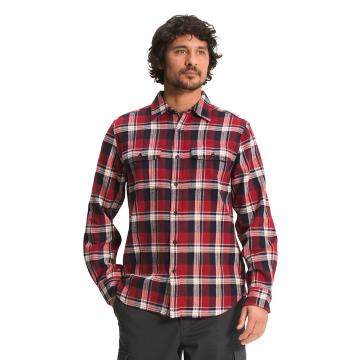The North Face Men's Arroyo Flannel Shirt - CardnalRdSmlHlfDmePld