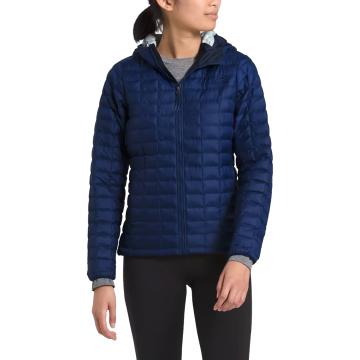 The North Face Women's Thermoball Eco Hoody - FlagBluMatte / FlagBluROMPrnt