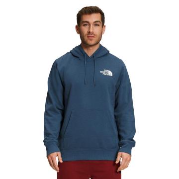 The North Face Men's Box NSE Pullover Hoodie - Shady Blue / TNF Black