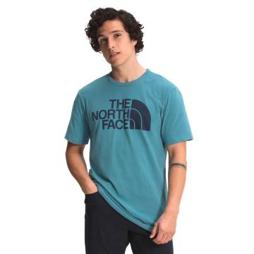 The North Face Men's Short Sleeve Half Dome Tee  - Storm Blue