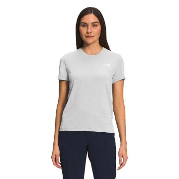 The North Face Women's Wander Short Sleeve T Shirt - TNF Light Grey Heather