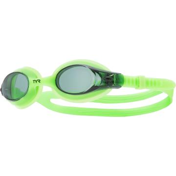 TYR 2022 Kids Swimple Goggles - Smoke/Green/Green