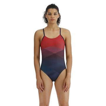 TYR Forge Cutoutfit Swimsuit - Red Multi