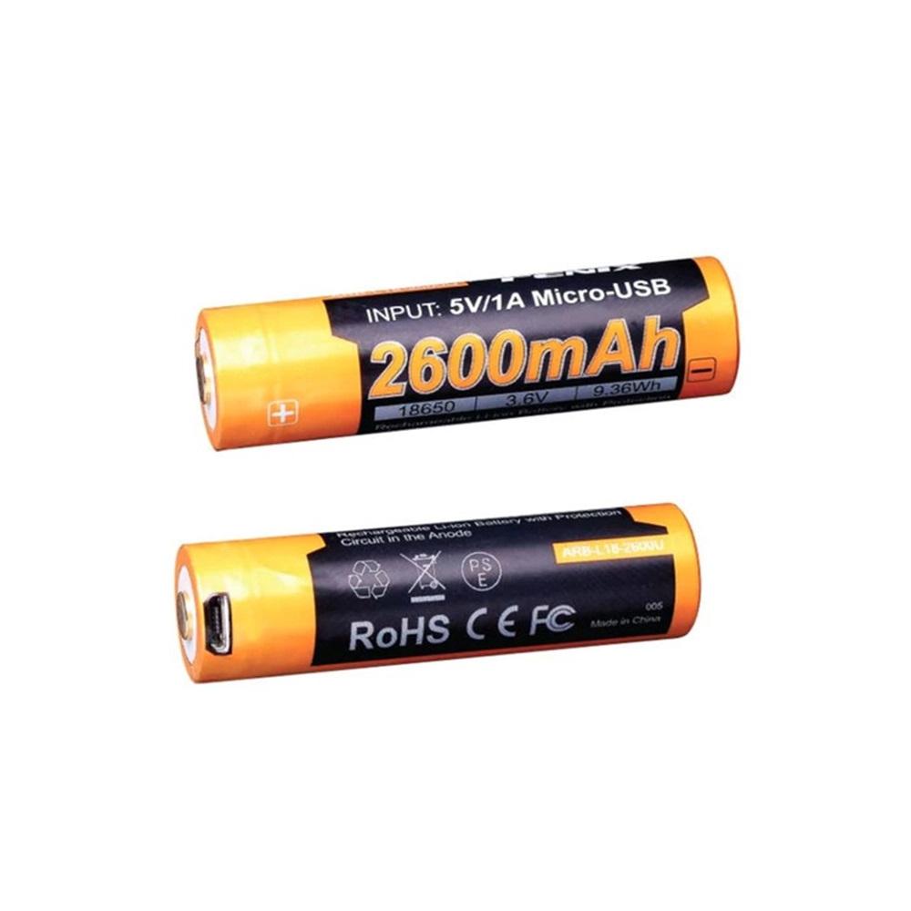 18650 2600mAH Rechargeable Battery