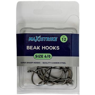 Maxistrike Beak Hooks 6/0 12 Per Pack