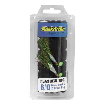 Maxistrike 6/0 Beak Hook Flasher Rig