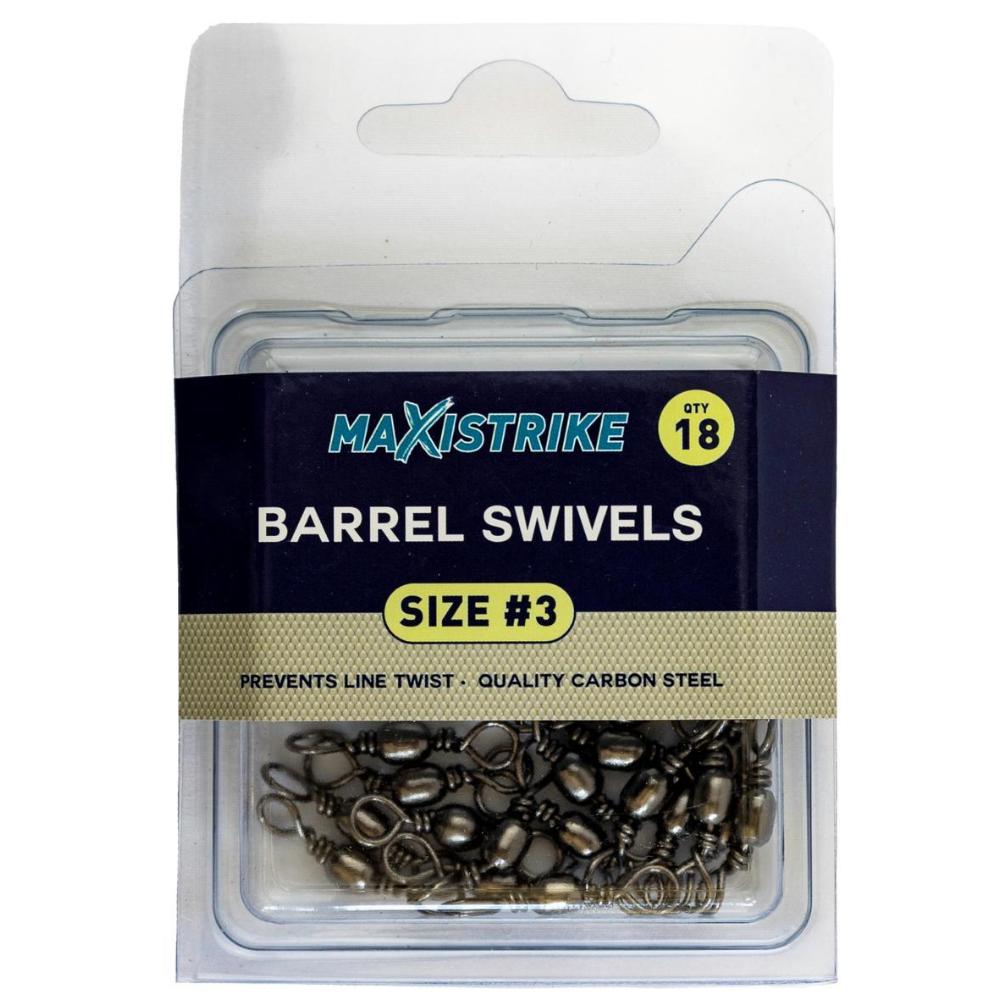 #3 Barrel Swivels 18 Pack