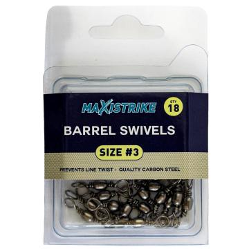 Maxistrike #3 Barrel Swivels 18 Pack