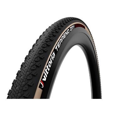 Vittoria Terreno Dry G2.0 TLR Gravel Tyre 700x38 - Tan/Black/Black