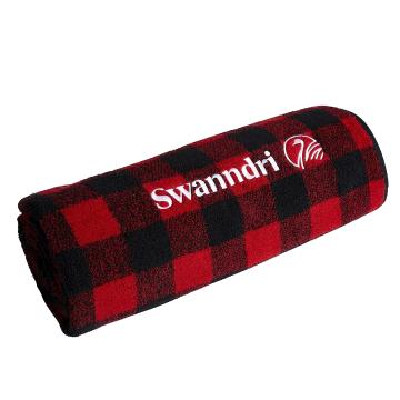 Swanndri Beach Towel 150 x 91cm - Red/Black