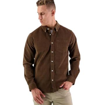 Swanndri Men's Ranfurly L/S Corduroy Shirt - light brown