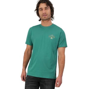 Swanndri Men's Murray Printed T-Shirt - Pine / Orange