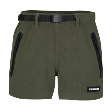 Venture Hunting Belted Shorts - Leaf