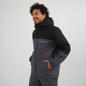 Ascent Men's Bluebird Snow Jacket - Black / Charcoal