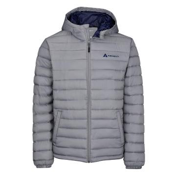 Ascent Men's Puffer Jacket - Grey