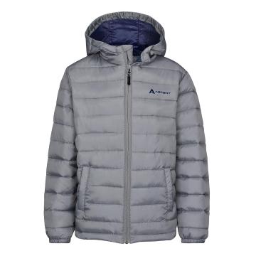 Ascent Youth Puffer Jacket - Grey