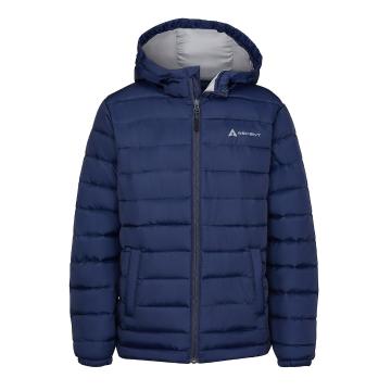 Ascent Youth Puffer Jacket - Navy