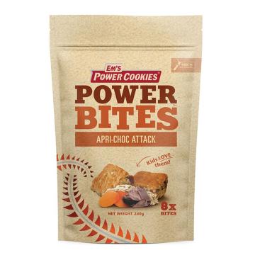 Em's Power Cookies Power Cookie - Bites 8 Pack - Apricot Choc Attack