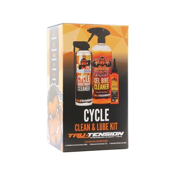 Tru-Tension Cycle Clean & Lube Kit - Orange / Black