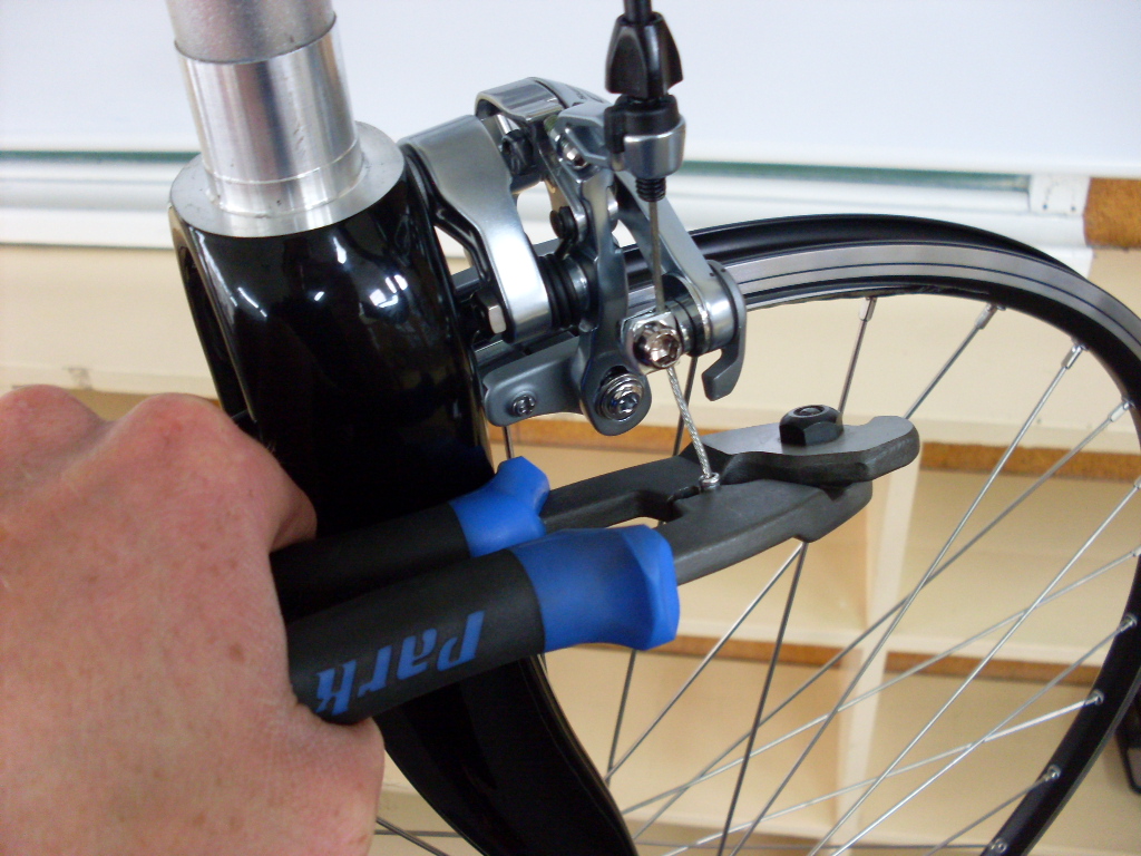 installing and adjusting road bike brakes