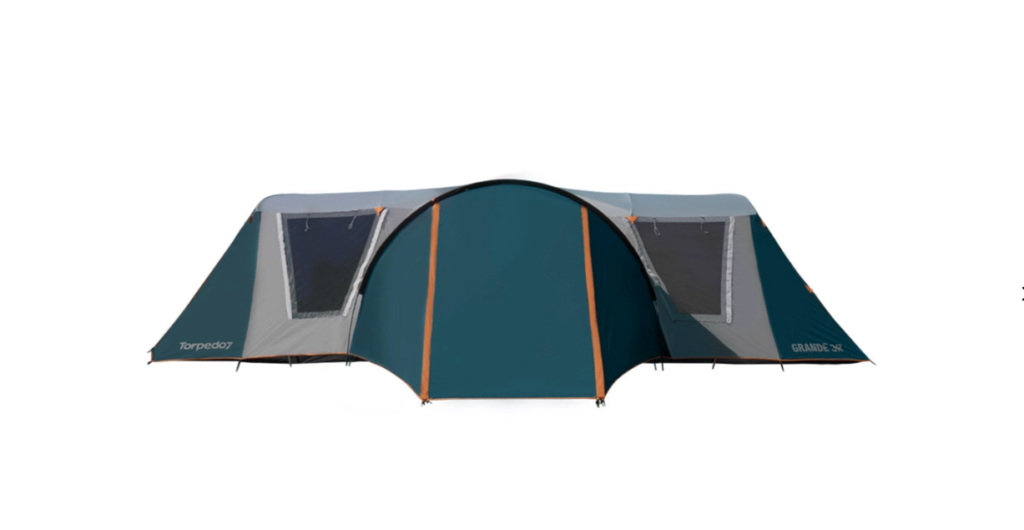 Torpedo7 Grande 3-Room Family Dome Tent